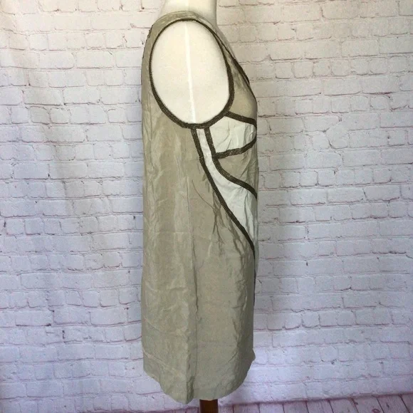 Kimchi Blue Geometric Beaded Sleeveless Dress - Size Medium - Picture 4 of 9